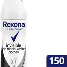 Rexona  Anti-Perspirant Sprey Deodorant Kadın Invisible Black White Ter Kokusuna Karşı  150 ML