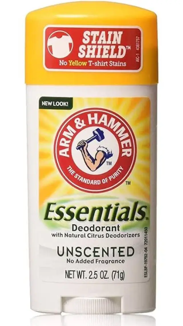 Arm & Hammer Essentials Natural Deodorant, Unscented 2.5oz, 71GR