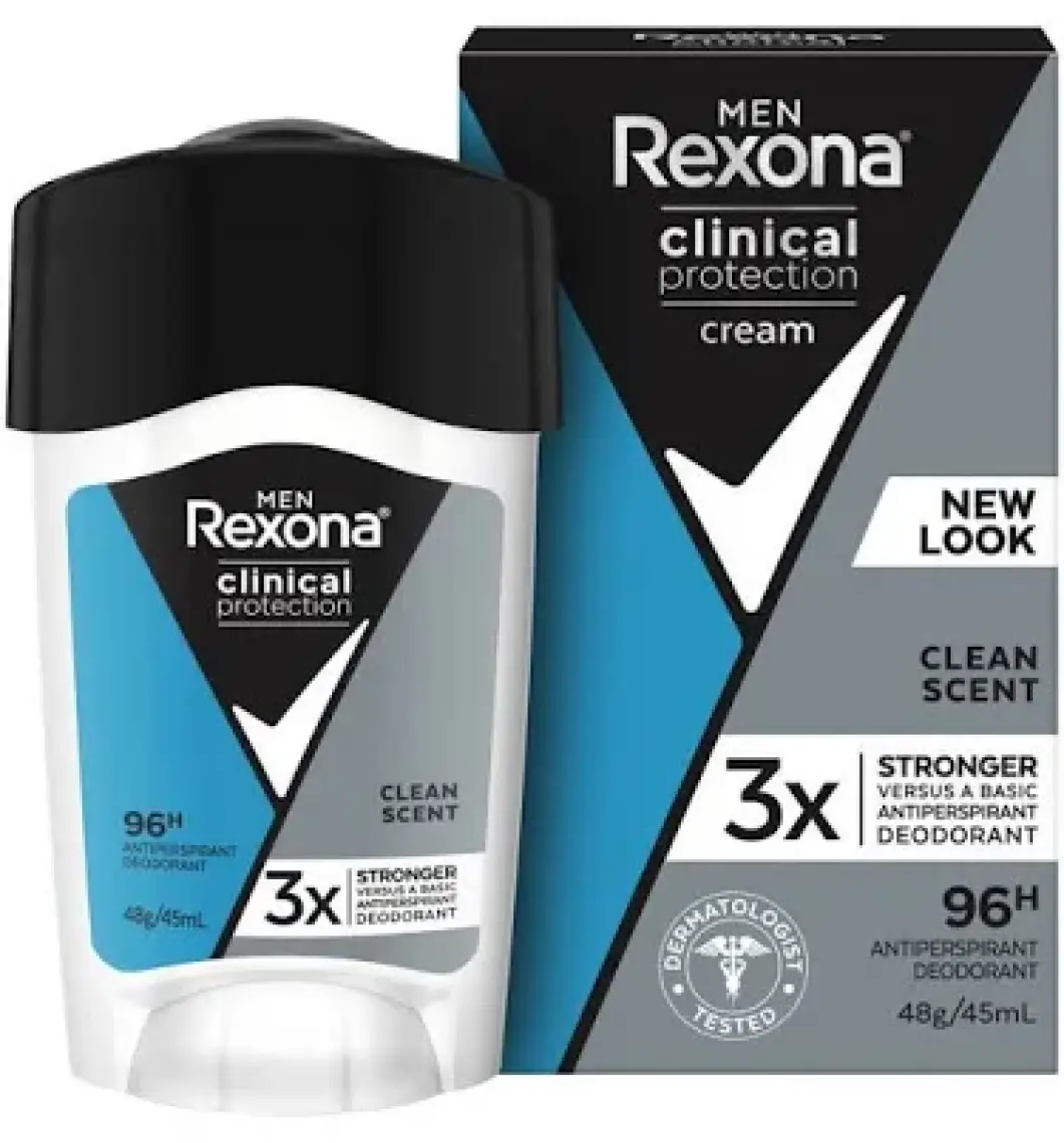 Rexona Men Clinical Protection Erkek Stick Deodorant Clean Scent  Güçlü Koruma 45 ml