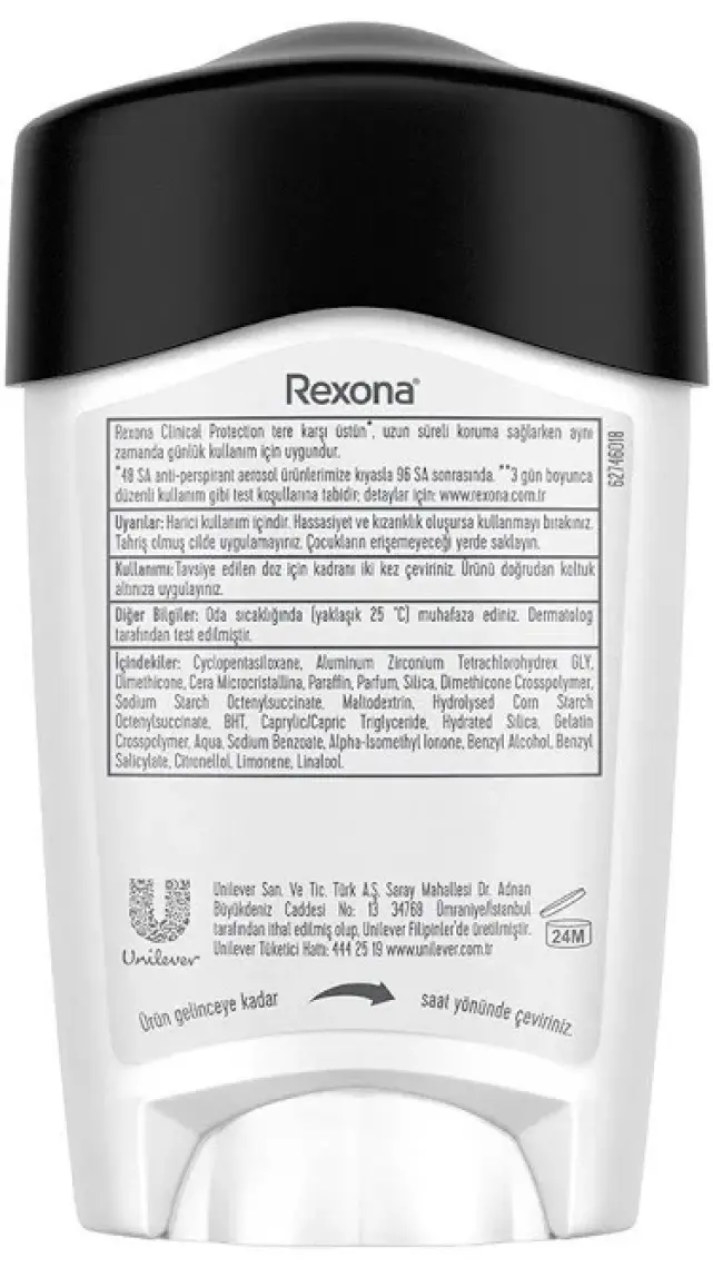 Rexona Men Clinical Protection Erkek Stick Deodorant Clean Scent  Güçlü Koruma 45 ml