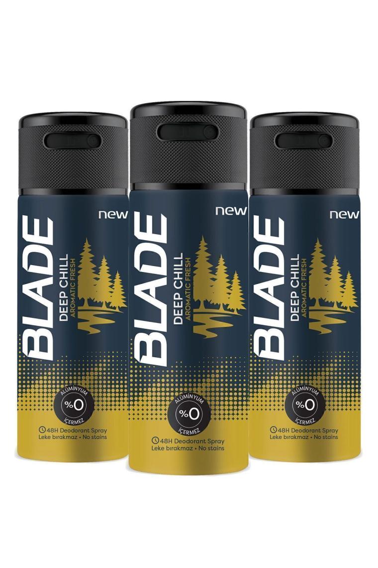 Blade Deep Chill Erkek Deodorant 3X150ML