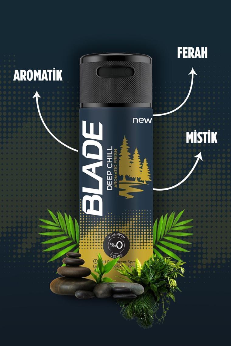 Blade Deep Chill Erkek Deodorant 3X150ML