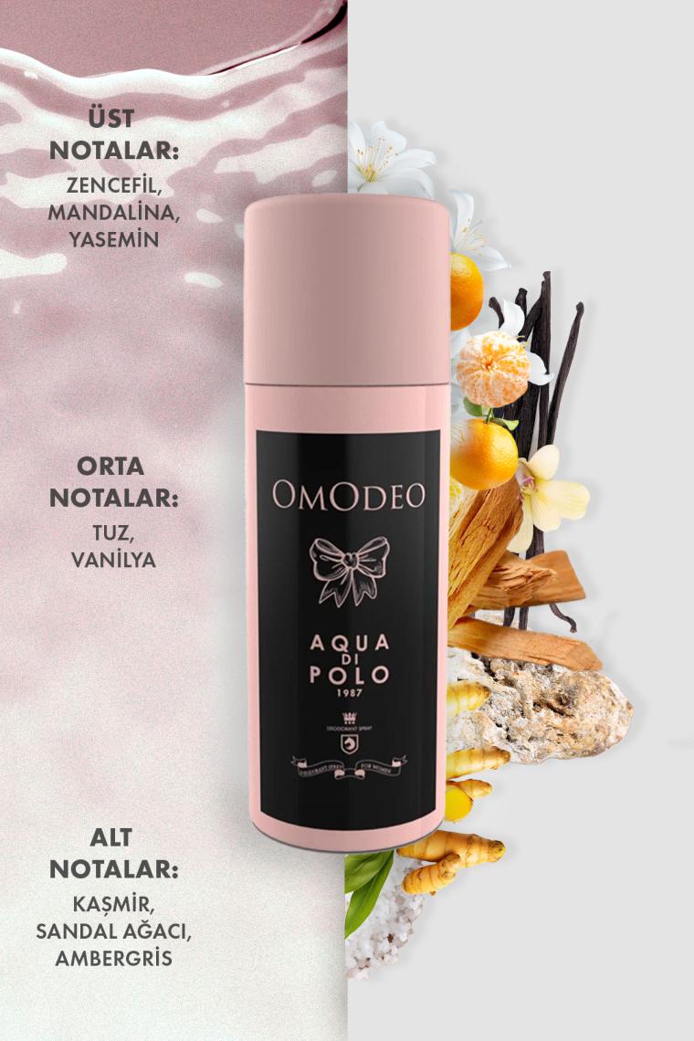 Omodeo Deodorant Sprey 150ml Kadın Apca000301