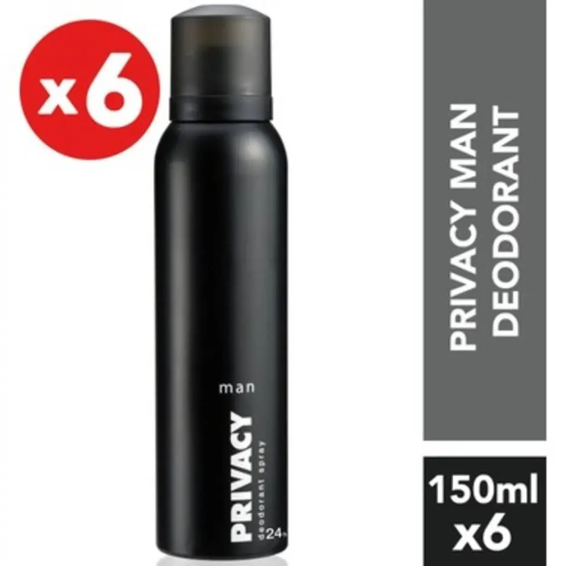 Privacy Men Erkek Deodorant 6X150ML