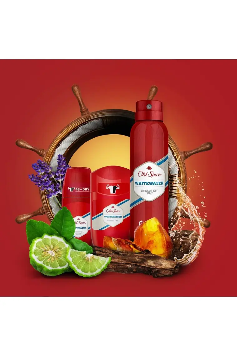 Old Spice Deo 150 ml + Deo Stick 50 ml + Roll On White Water 50 ml