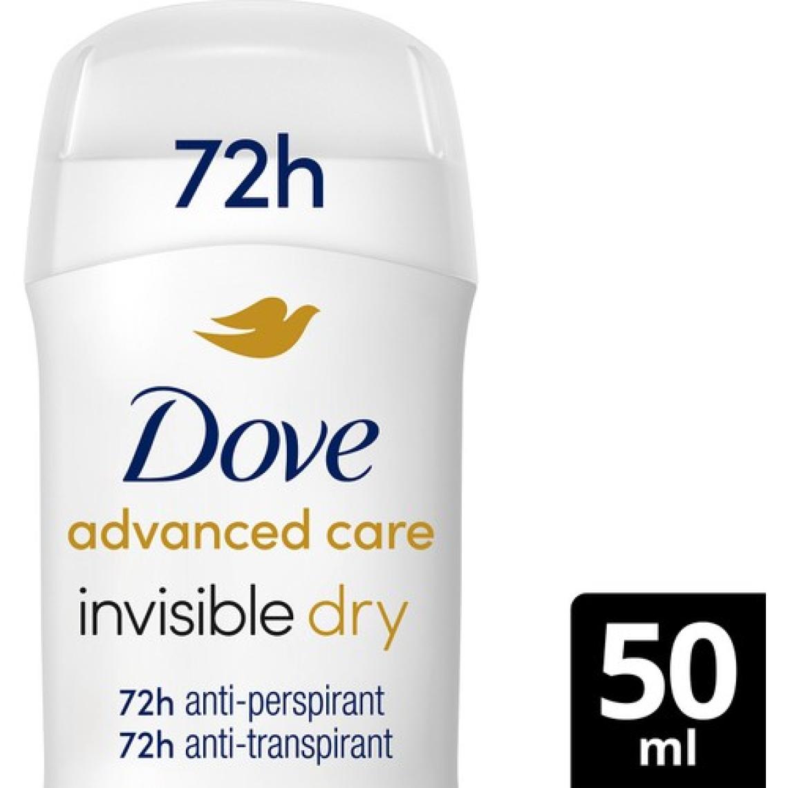 Dove Kadın Stick Deodorant Invisible Dry Advanced Care 72 Saat 50 ml