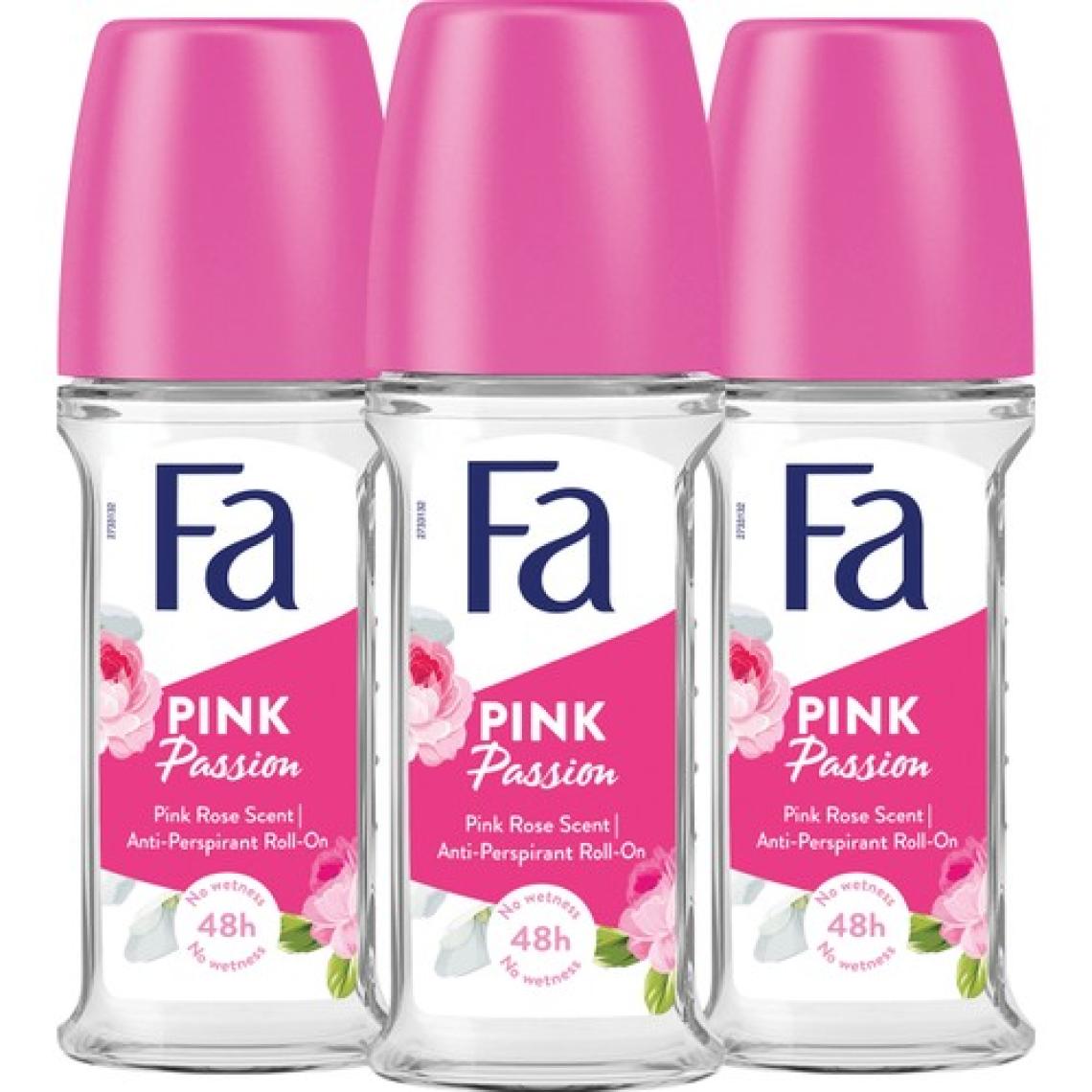 Fa Pink Passion Roll-On X 3 Adet