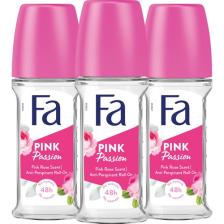 Fa Pink Passion Roll-On X 3 Adet