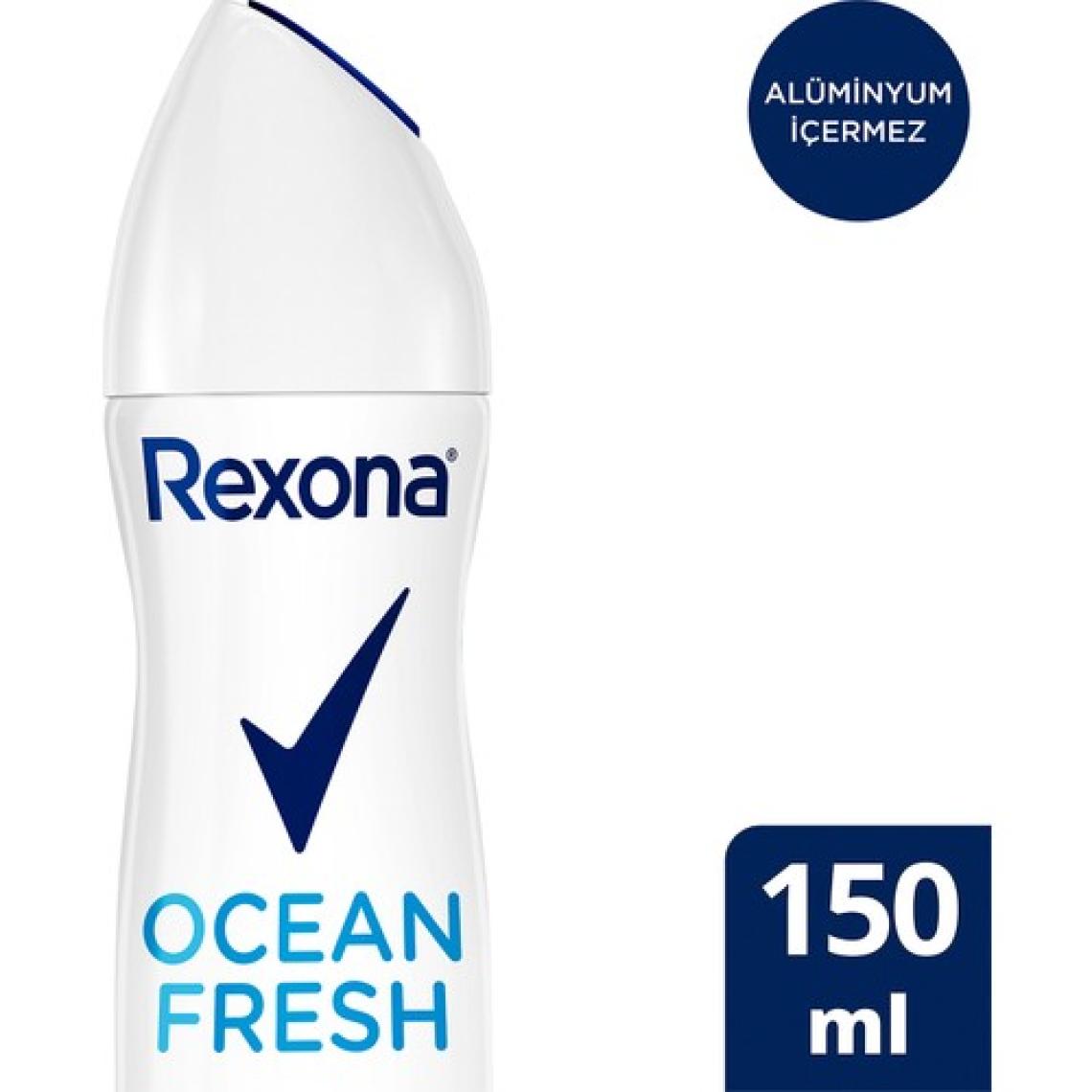 Rexona Kadın Sprey Deodorant Ocean Fresh %0 Alüminyum 150 ml