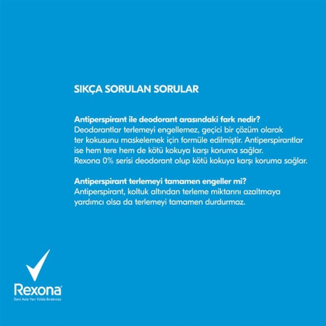 Rexona Kadın Sprey Deodorant Ocean Fresh %0 Alüminyum 150 ml