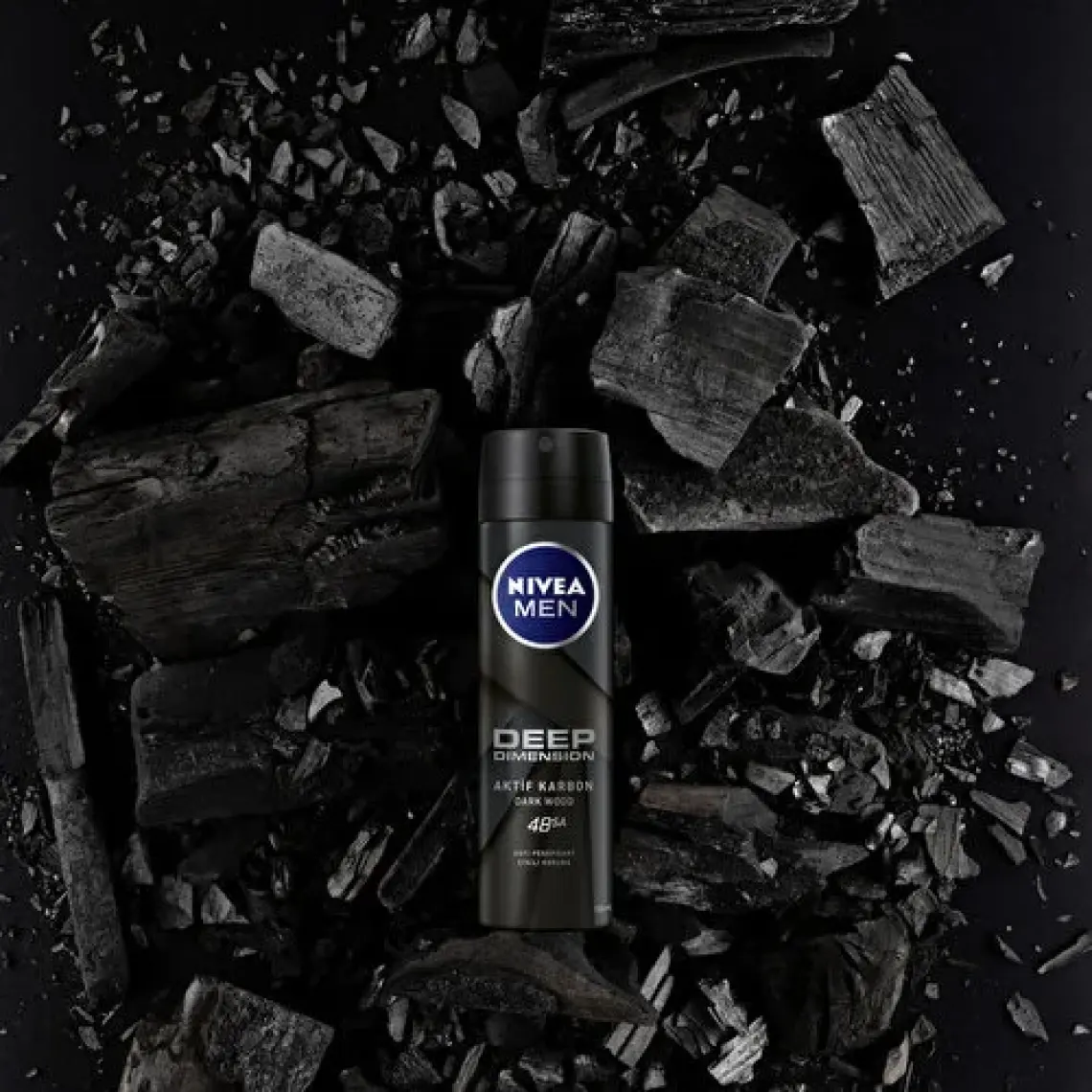 Nivea Men Deep Dimension Aktif Karbon 150 ml Deo Sprey