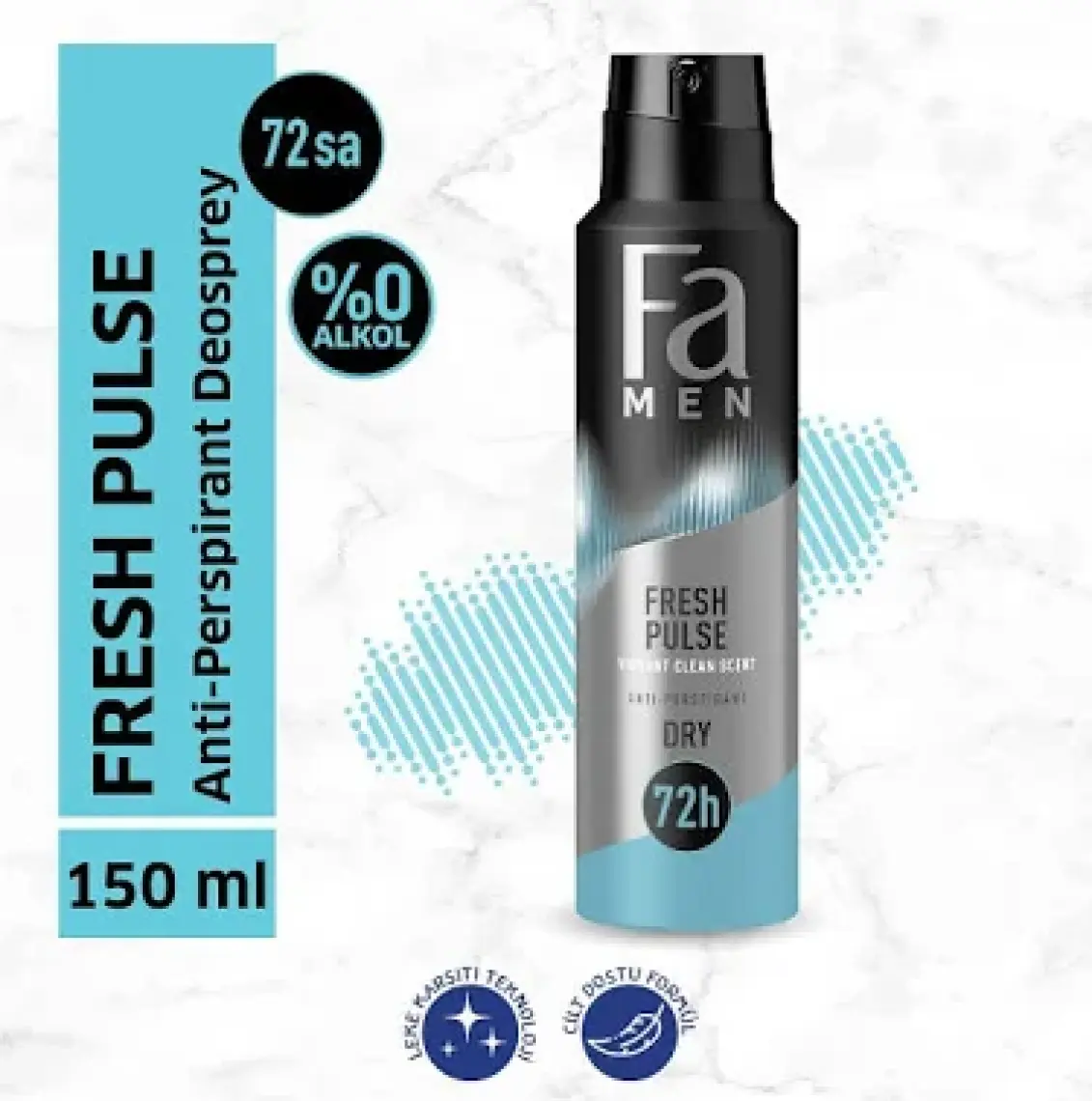 Fa Men Fresh Pulse Bergamot Canlılığı Deosprey 150 ML