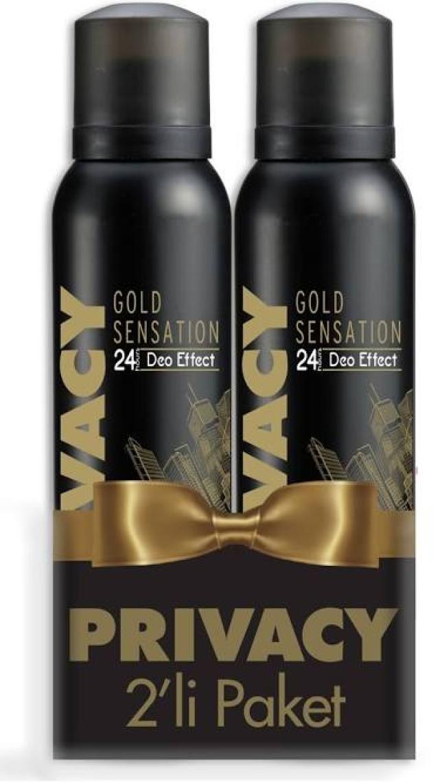 Privacy Gold Men 2'li Deodorant 2X150ML