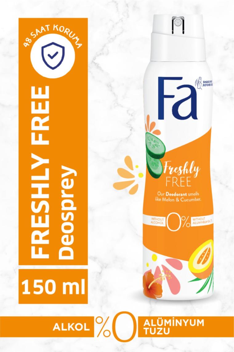 Fa Freshly Free Cucumber & Melon Deo Sprey 150 ml