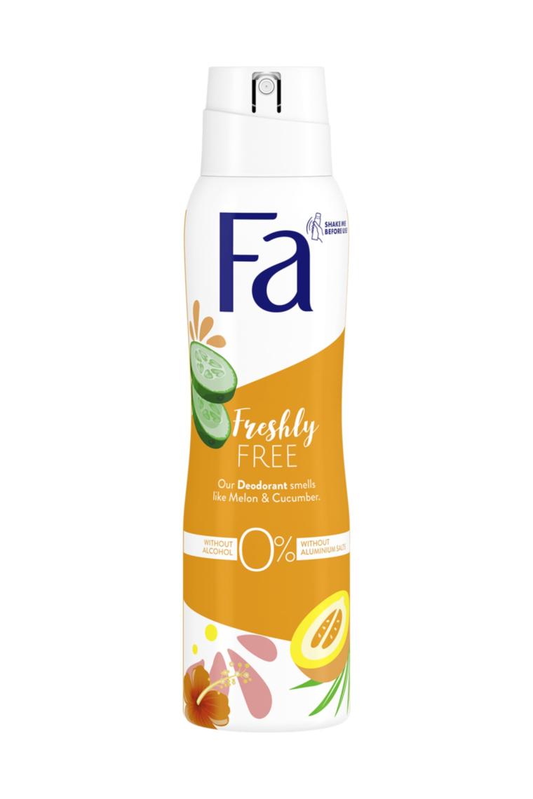 Fa Freshly Free Cucumber & Melon Deo Sprey 150 ml
