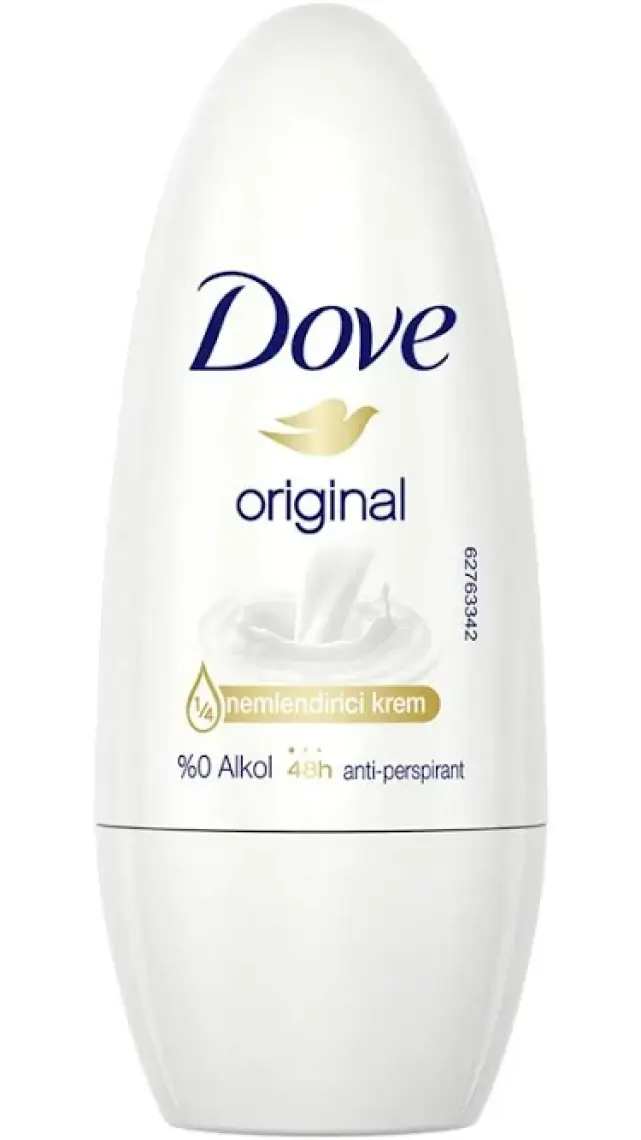 Dove Kadın Roll On Deodorant Original 1/4 Nemlendirici Krem 50ml