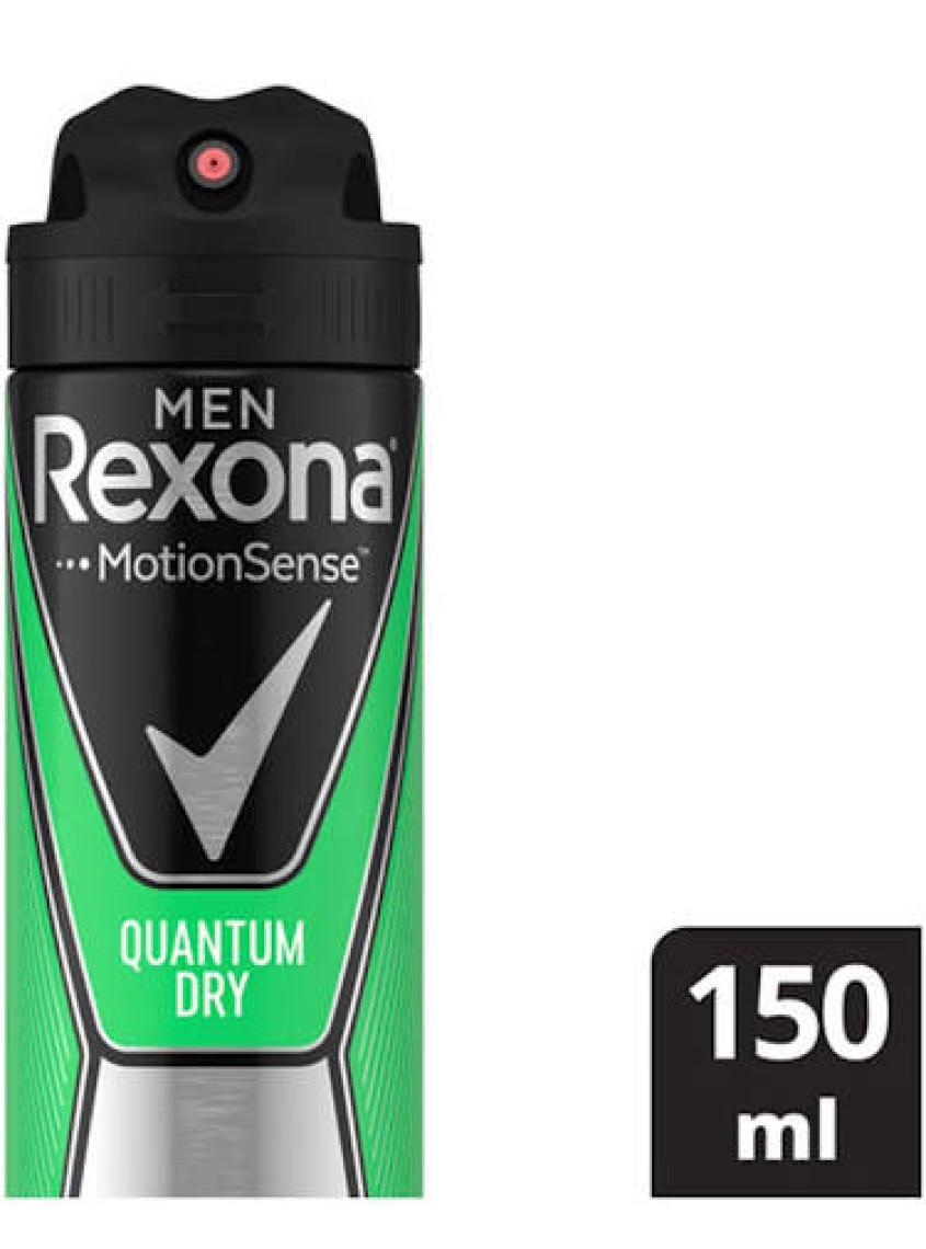 Rexona Quantum Dry Erkek Sprey Deodorant 150 ml