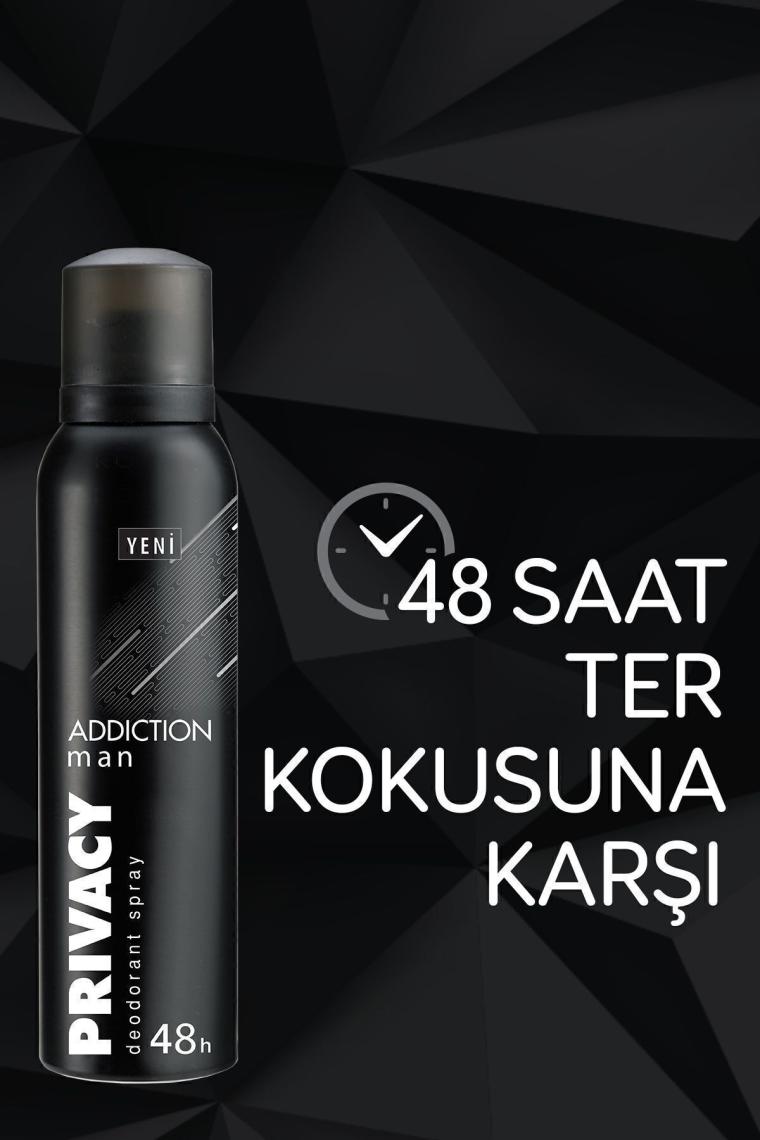 Privacy Man Addiction Erkek Deodorant 6X150 ml