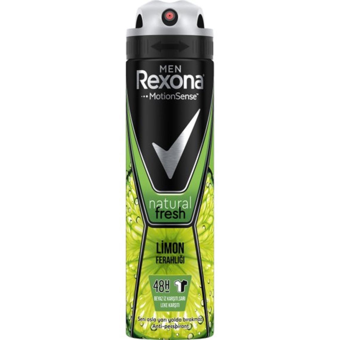 Rexona Men Natural Fresh Limon Ferahlığı Erkek Sprey Deodorant 150  ml
