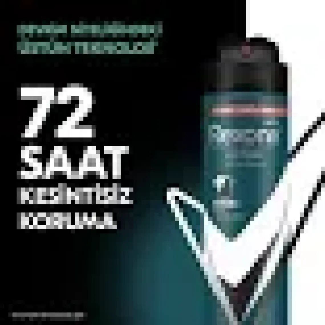Rexona Men Erkek Sprey Deodorant Invisible Black & White 72 Saat Kesintisiz Üstün Koruma 150 ml