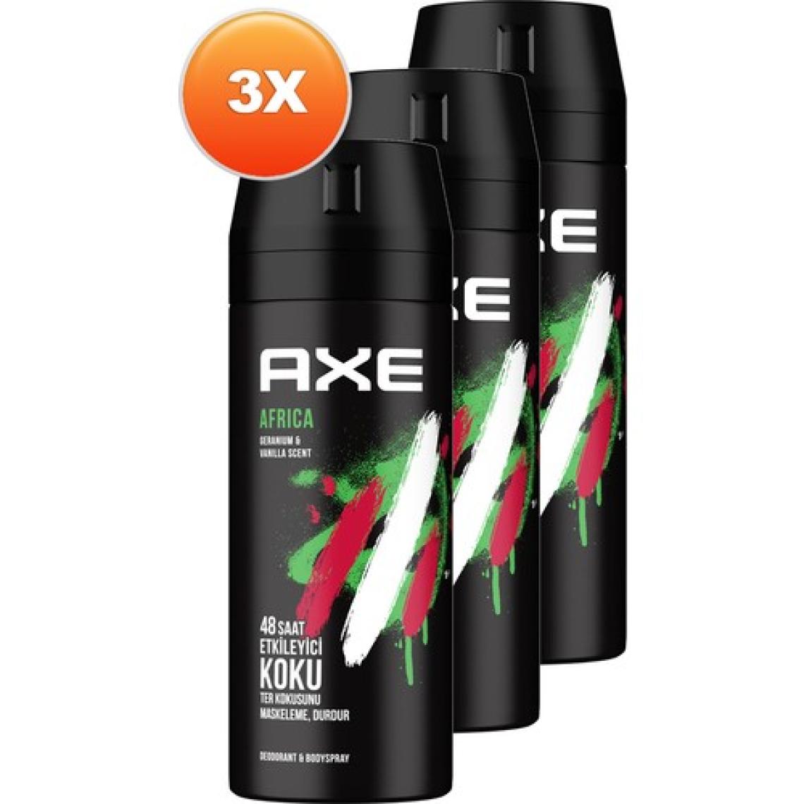 Axe Africa Erkek Deodorant 150 ml 3'lü Set