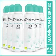 Emotion Aqua Kiss Kadın Deodorant 6 x 150 ml