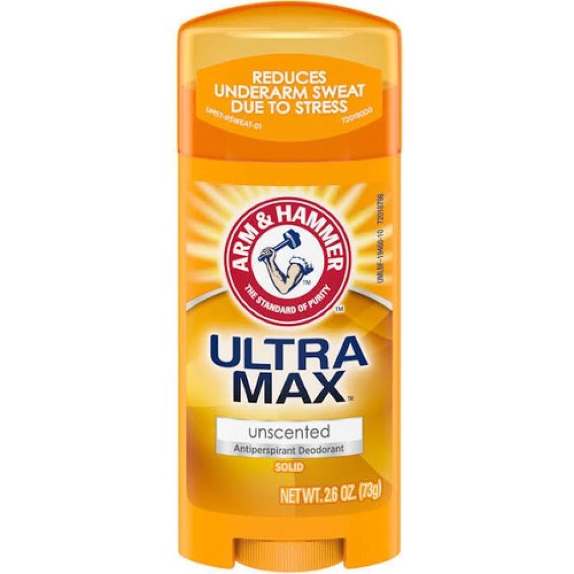 Arm Hammer Ultra Max Unscented Antiperspirant Deodorant Ter Önleyici Katı Kokusuz 73 gr