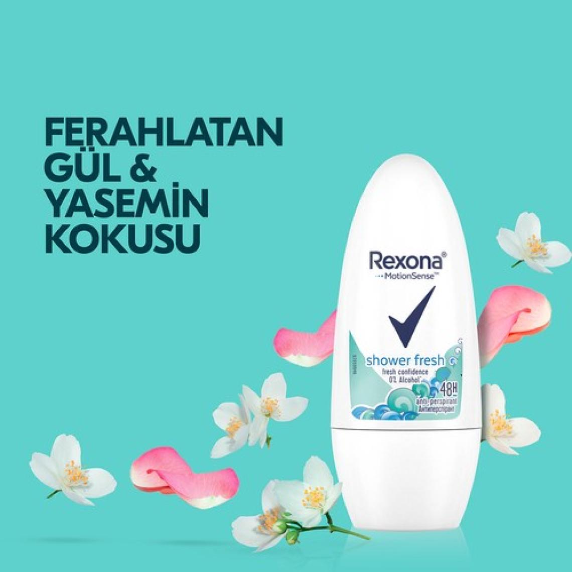 Rexona MotionSense Kadın Roll On Deodorant Shower Fresh 50 ml