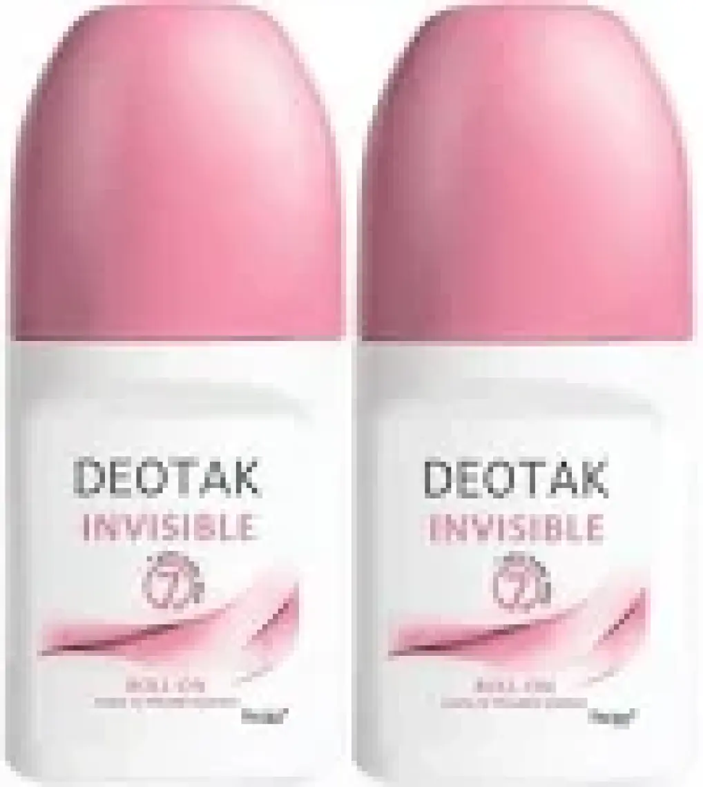 Deotak Invisible Roll-On Deodorant 35 Ml- 2 Adet Kadınlar İçin