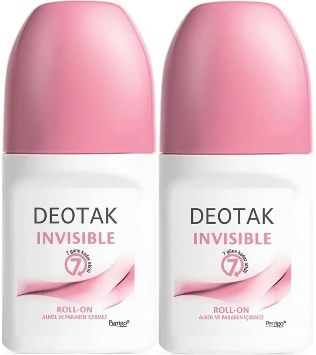 Deotak Invisible Roll-On Deodorant 35 Ml- 2 Adet Kadınlar İçin