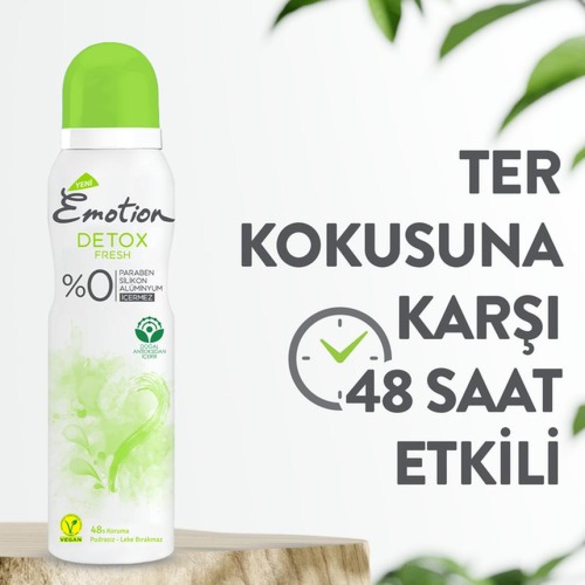 Emotion Detox Fresh Deodorant 3X150ML