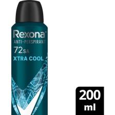 Rexona Men Erkek Sprey Deodorant Xtra Cool 72 Saat Kesintisiz Üstün Koruma 200 ml