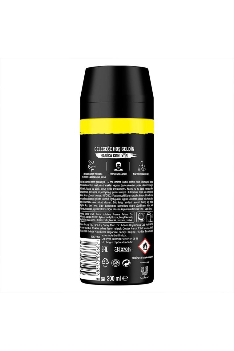 Erkek Sprey Deodorant Black Xl 48 Saat Etkileyici Koku 200 ml X3 Adet