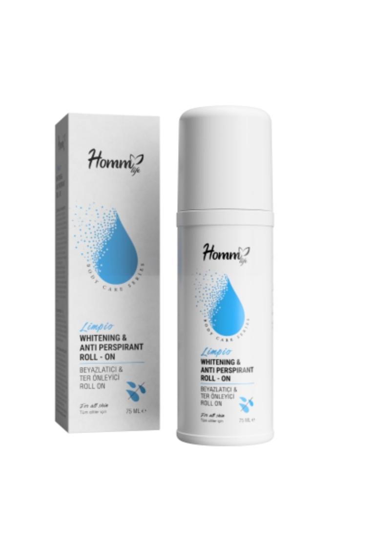Homm Life Limpio Beyazlatıcı & Terleme Önleyici Roll On 75 ml