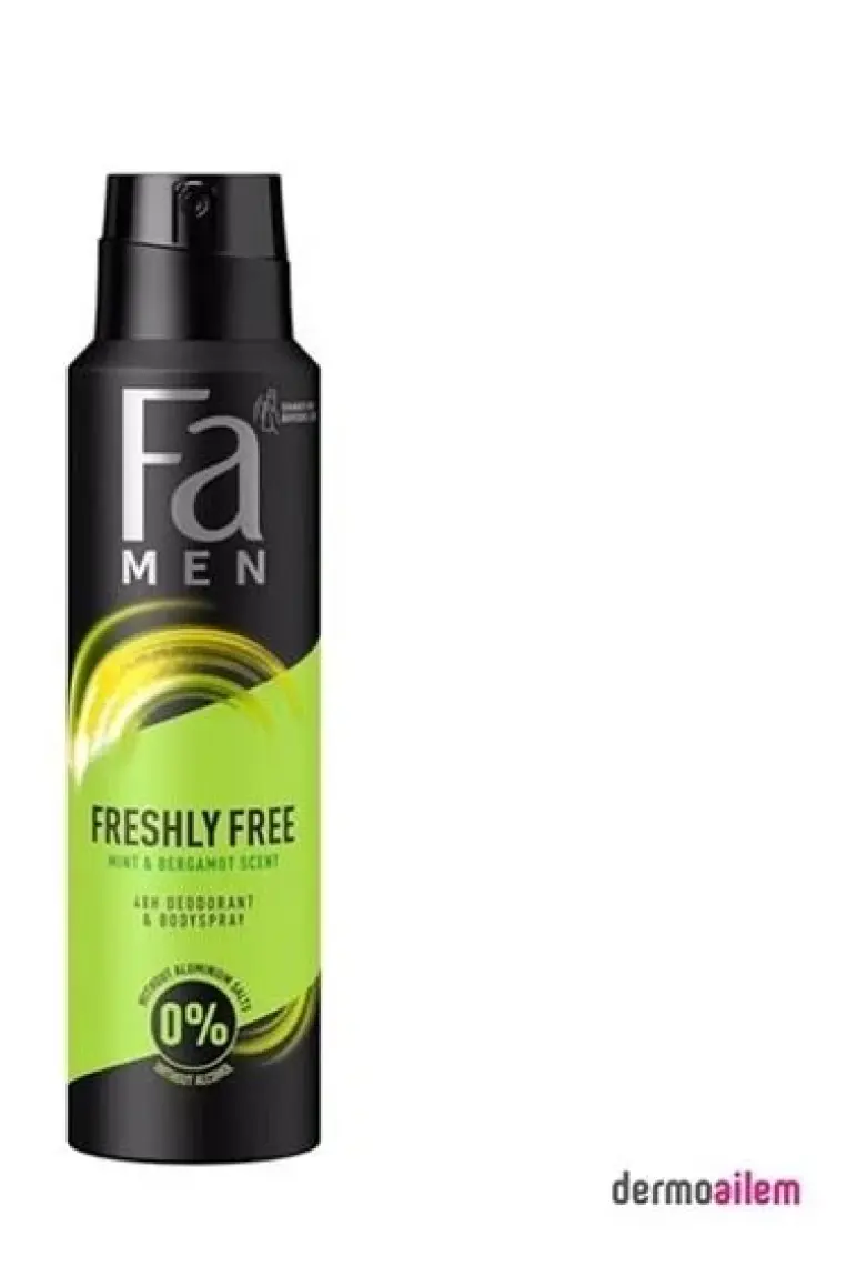 Fa Freshly Free Nane & Bergamot Erkek Deosprey 1 Adet