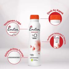 Emotion Romance 3'lü Kadın Deodorant (3 x 150 Ml)