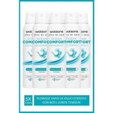 Watsons Ocean Comfort Deodorant Sprey Pudrasız 150 Ml X5 Adet