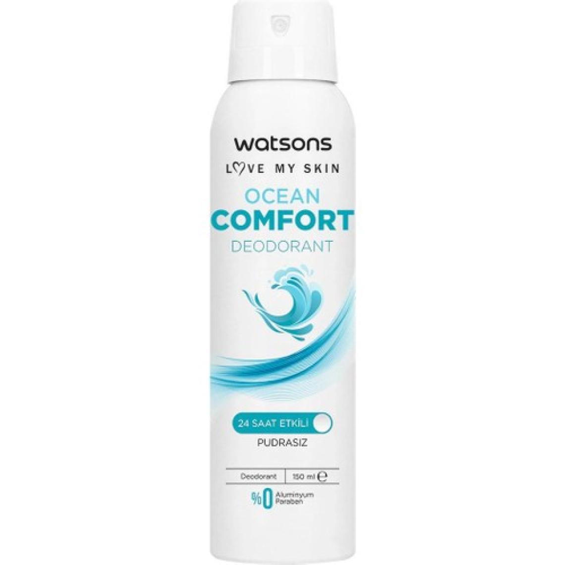 Watsons Ocean Comfort Deodorant Sprey Pudrasız 150 Ml X5 Adet
