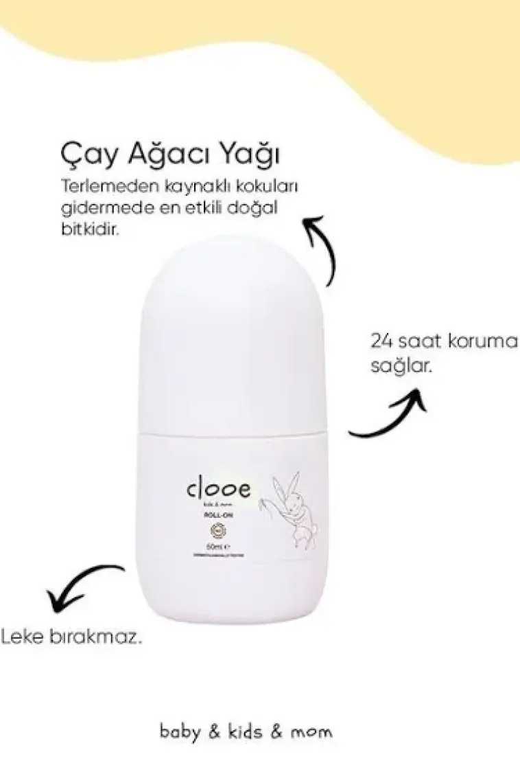 Clooe Doğal Roll on (50ml) - Lekesiz Fresh