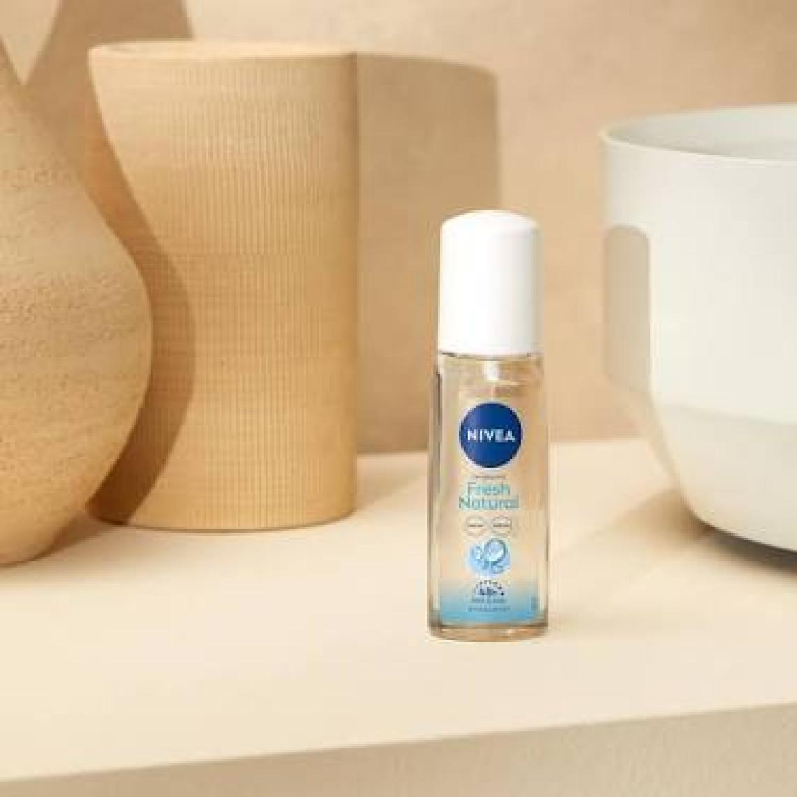 NIVEA Kadın Pump Sprey Deodorant 75ml, 48 Saat Ter Koruması, Uzun Süren Ferahlık, Okyanus Özleri Esansı