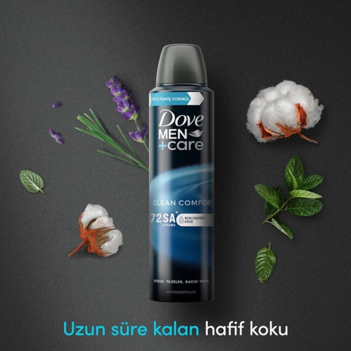 Dove Men Clean Comfort Erkek Sprey Deodorant 150 ml