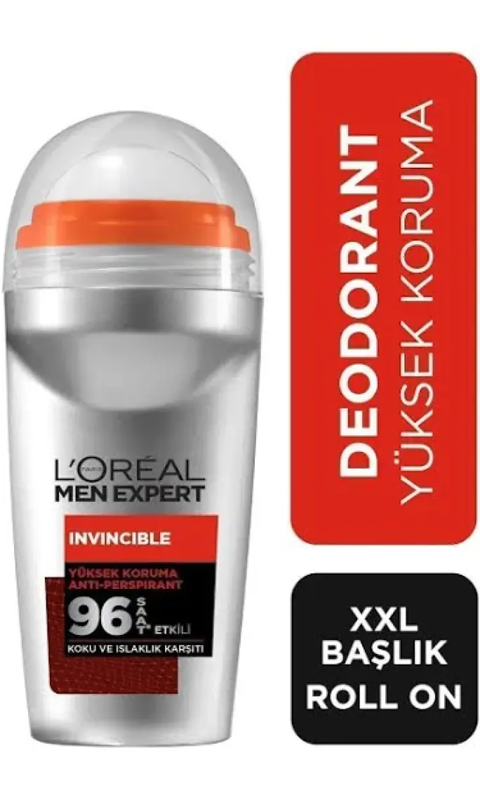 L'oreal Paris Men Expert Invincible Anti Perspirant Yüksek Koruma Erkek Roll On 50 ml