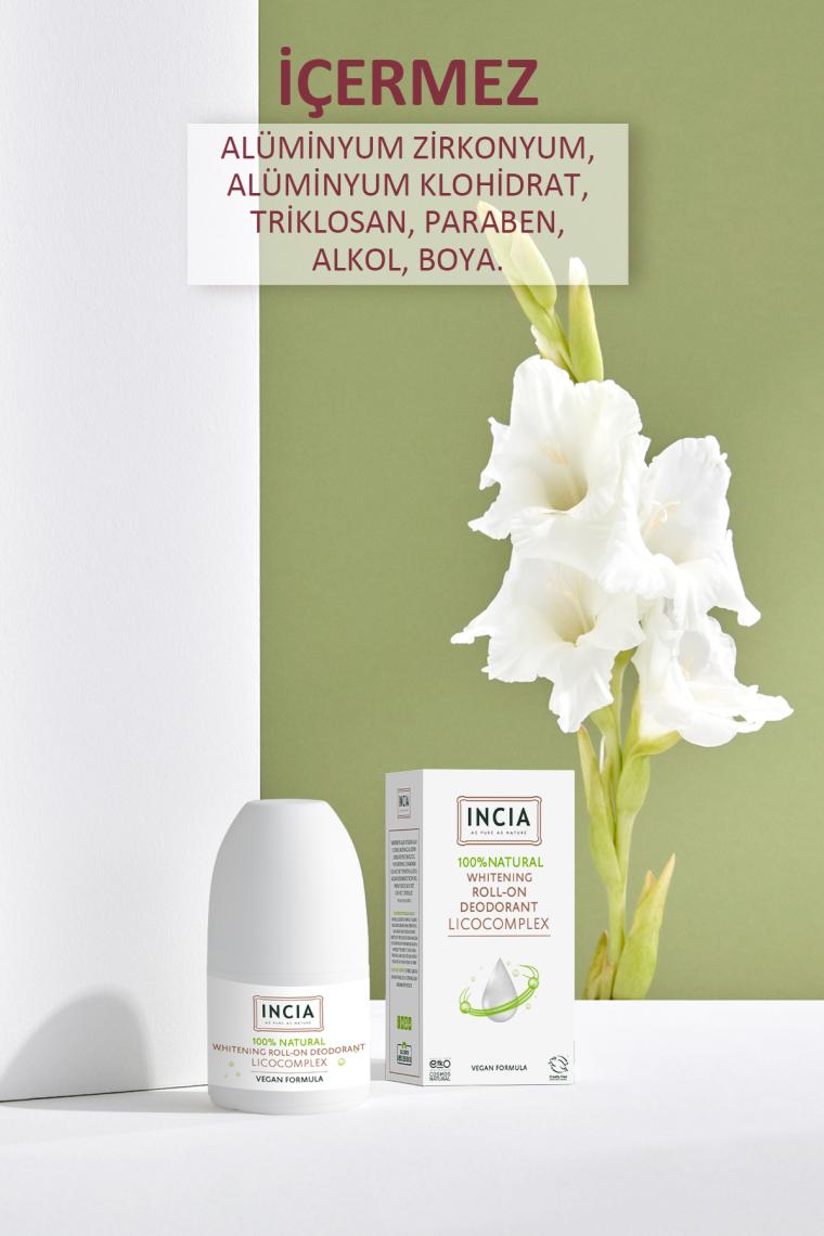 %100 Doğal Roll On Deodorant Beyazlatıcı Ter Kokusu Önleyici Lekesiz 50 ml