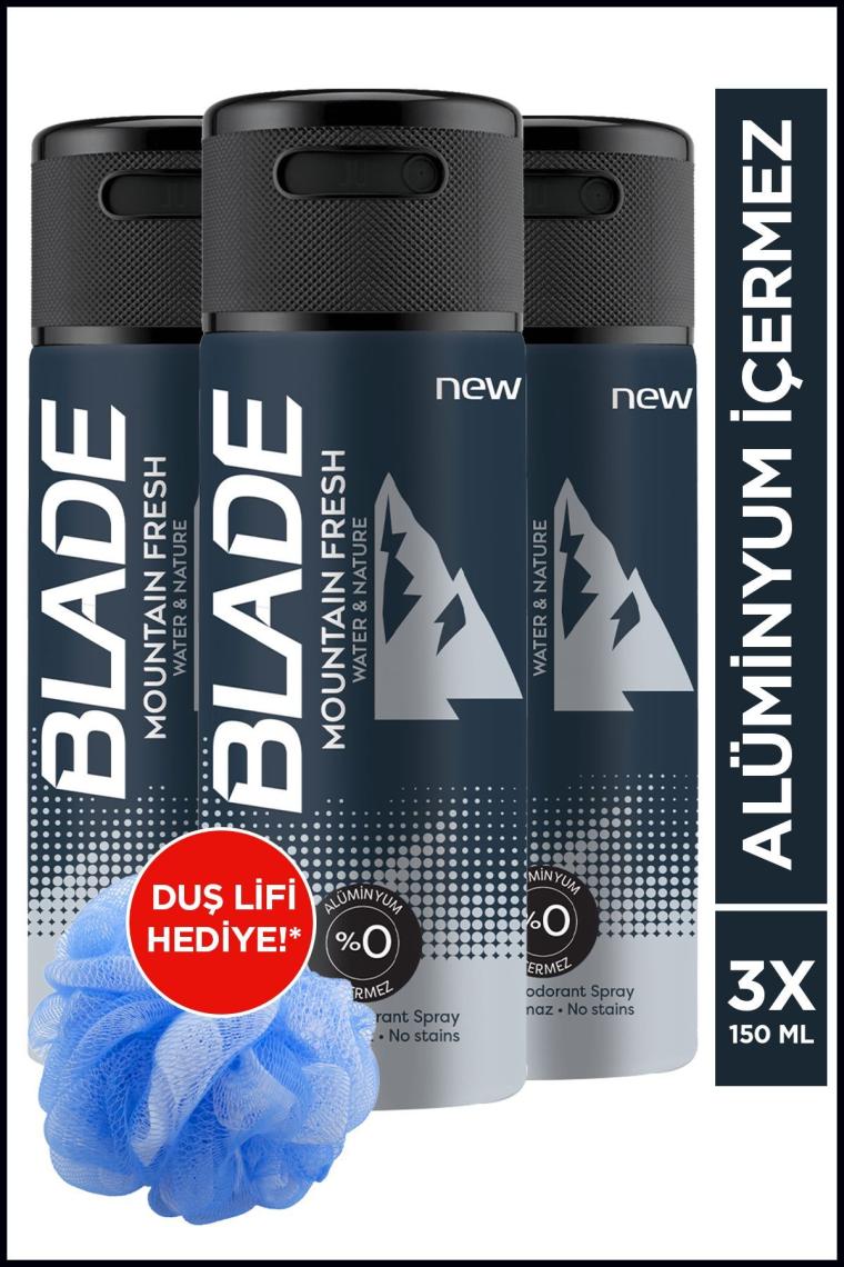 Blade Mountain Fresh Erkek Deodorant 3X150ML