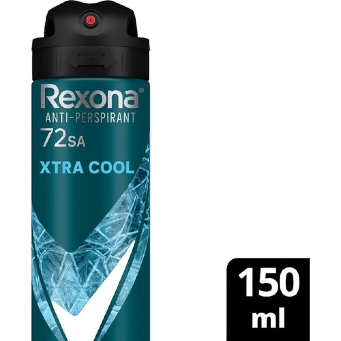 Rexona Men Erkek Sprey Deodorant Xtra Cool 72 Saat Kesintisiz Üstün Koruma 150 ml