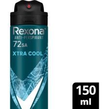 Rexona Men Erkek Sprey Deodorant Xtra Cool 72 Saat Kesintisiz Üstün Koruma 150 ml