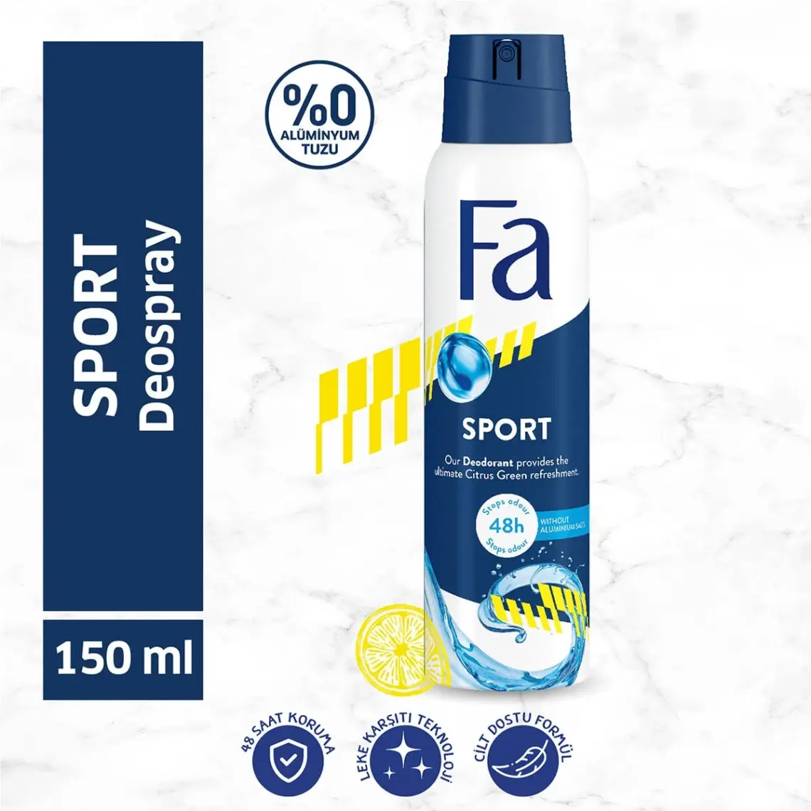 Fa Men Sport 150 Ml Turunçgil Aromalı Erkek Deosprey