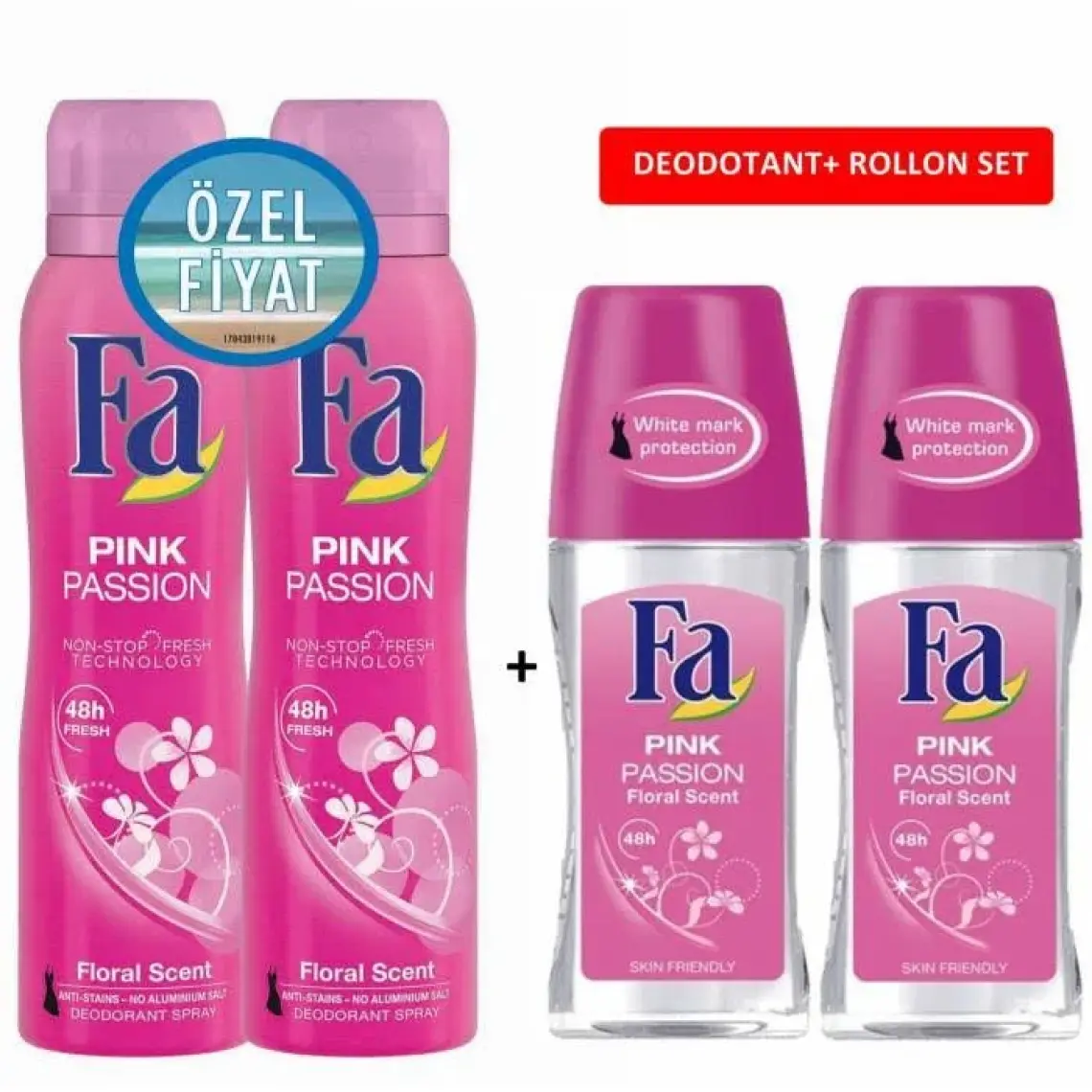 Fa Pink Passion Deosprey 150 Ml X 2 Adet