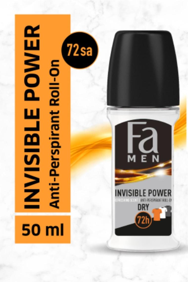 Roll-On Deodorant Erkekler İçin Invisible 50 ml