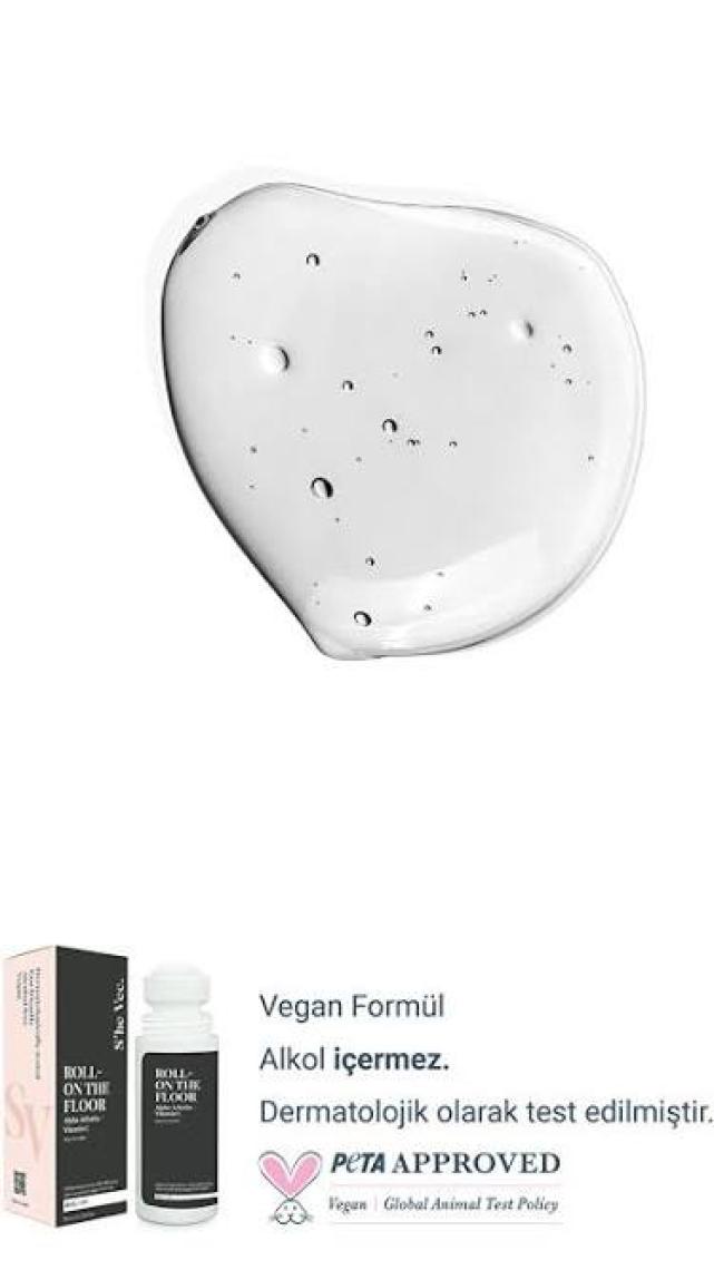 S'he Vec ROLL ON THE FLOOR - Terleme Önleyici Beyazlatma Etkili İz Bırakmayan Antiperspirant Roll-On 75ml